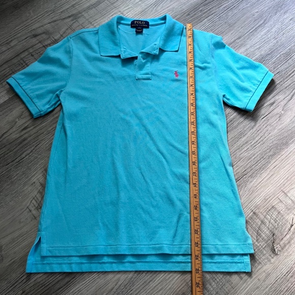 Polo by Ralph Lauren Blue with Pink horse youth large 14-16 - Picture 4 of 6